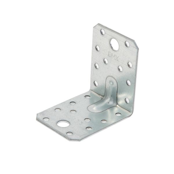 Connettore Angolare Rinforzato Con Nervatura 70 X 70 X 55 X 2,0 Mm-image