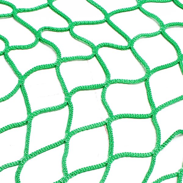 Wiltec Rete Di Protezione Del Carico Verde 2,5X1,5 M Maglia 4,5X4,5 Cm Spessore 3 Mm Rete Di Trasporto In Polipropilene Per Rimorchi Con Gabbia Perimetrale Resistente Alle Intemperie Sicurezza Del Carico-image