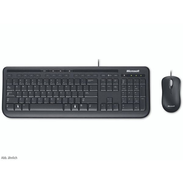 Microsoft Hardware APB-00008 Tas Microsoft Wired Desktop 600 Usb Port Black-image