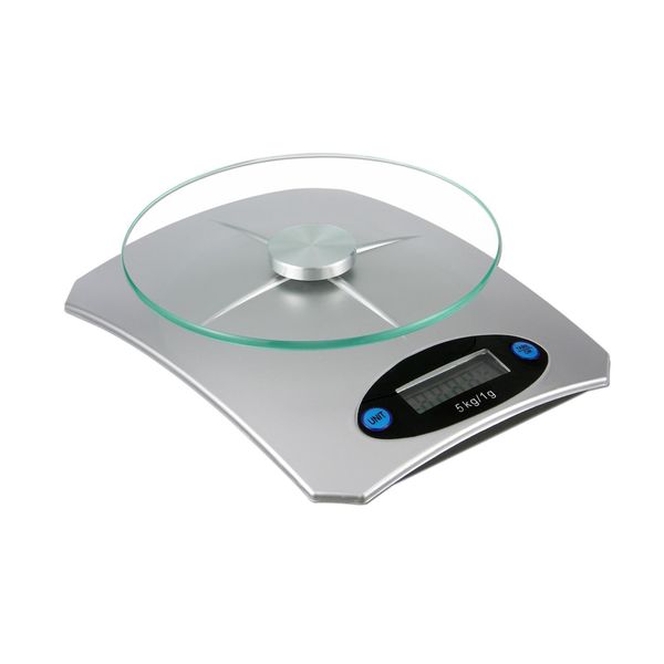 Hi Bilancia Da Cucina Digitale Da 5 Kg Con Piatto In Vetro-image