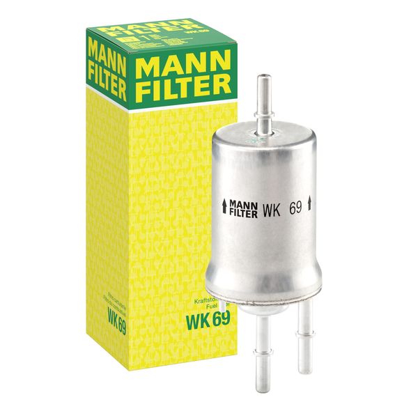 MANN-FILTER Wk 69/1 Filtro Carburante Spin-On - Per Autovetture-image