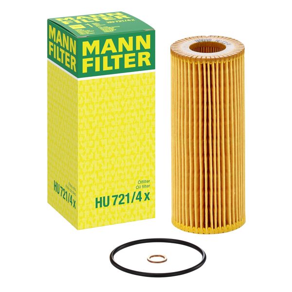MANN-FILTER Hu 721/4 X Filtro Olio - Per Auto + Furgoni-image