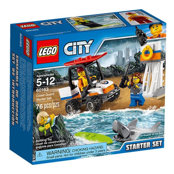 Lego City 60163 - "Gioco Di Costruzione Del Set Iniziale Della Guardia Costiera, Colorato"-image