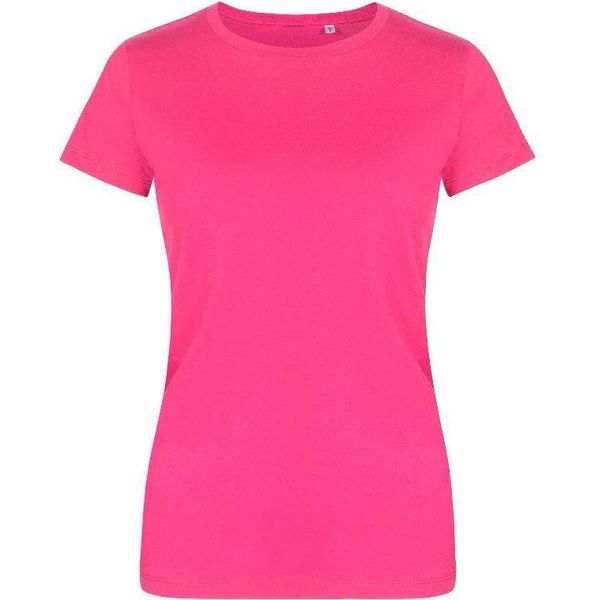X.O By Promodoro 1505 | Maglietta Girocollo Da Donna, Cotone Pettinato - Colore: Bright Rose - Taglia: Xs-image