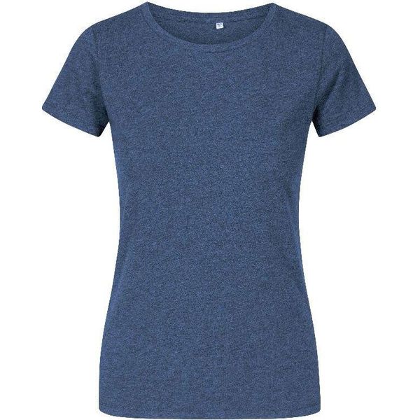 X.O By Promodoro 1505 | Maglietta Girocollo Da Donna, Cotone Pettinato - Colore: Heather Navy - Taglia: Xs-image