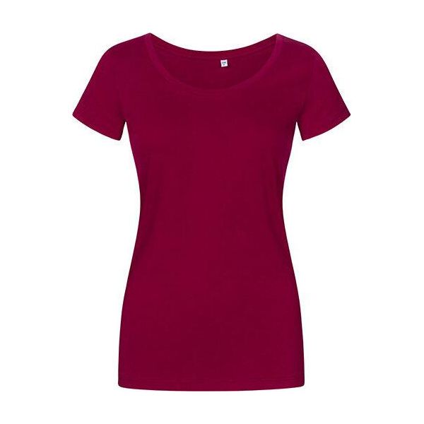 X.O By Promodoro 1545 | Maglietta Donna A Girocollo, Cotone Pettinato - Colore: Berry - Taglia: L-image