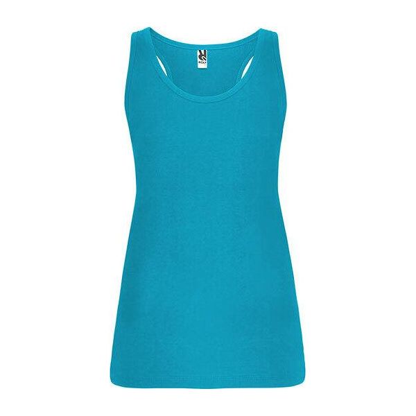 Roly CA6535 | Canotta Brenda Da Donna, Maglia Singola - Colore: Turchese 12 - Taglia: Xl-image