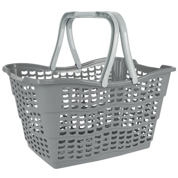 Keeeper 1087813000000 Keeeper Einkaufskorb "Alma"", Pp, 15 Liter, Nordic-Grey"-image