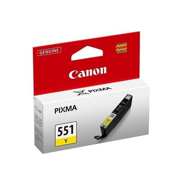 Original Canon Pixma Ix 6820 (6511B001 / CLI-551Y) Druckerpatrone Gelb-image
