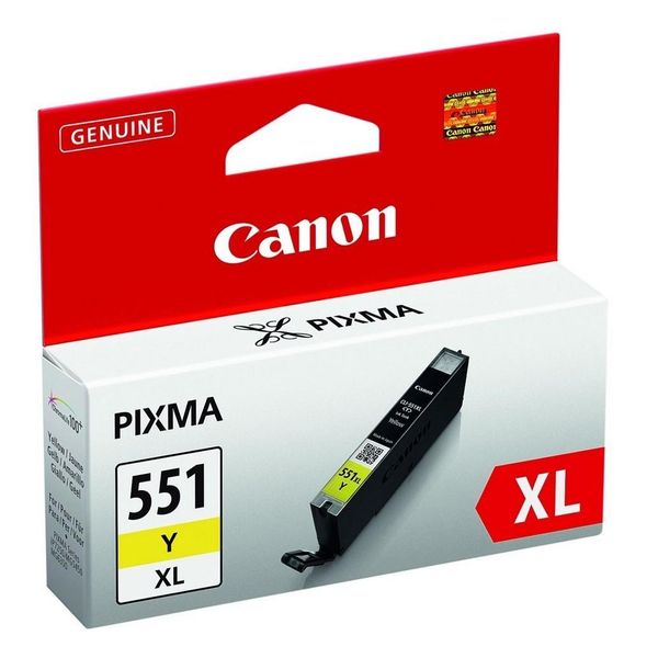 Original Canon Pixma Ix 6820 (6446B001 / CLI-551YXL) Druckerpatrone Gelb-image