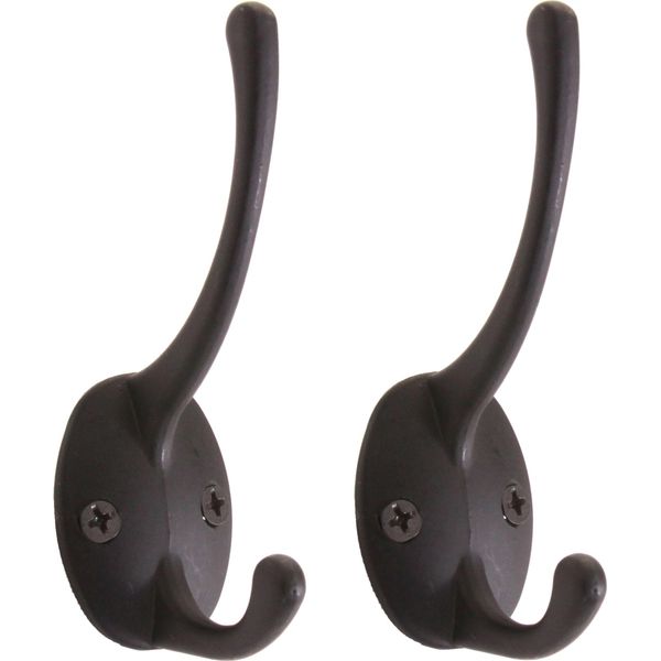 Set Di 2 Ganci Appendiabiti HWC-C75, Ganci Ganci Da Parete Set Di Ganci Appendiabiti-image