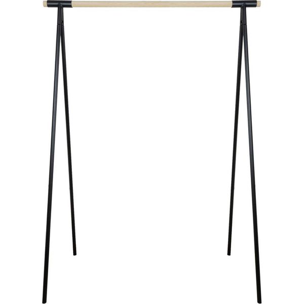 Natural Goods Berlin Appendiabiti Gard, Appendiabiti, Piantana, Appendiabiti, Appendiabiti, Nero, Asta Rotonda In Rovere 100 Cm, 2 Pezzi-image