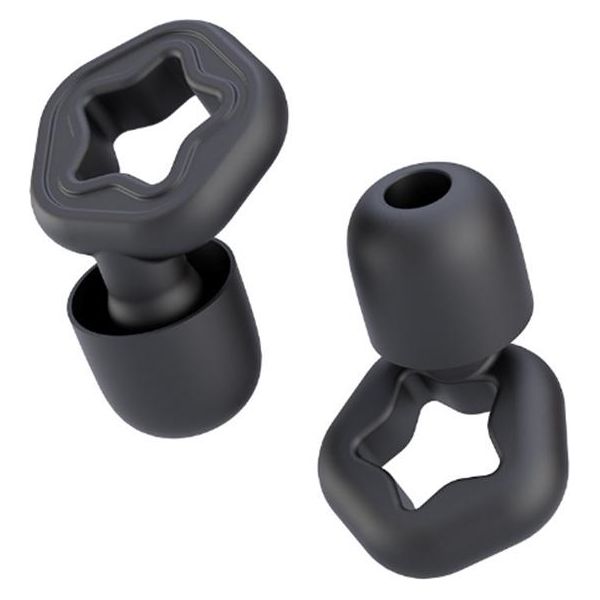 Inf Tappi Per Le Orecchie In Silicone Per Dormire E Ridurre Il Rumore Nero-image
