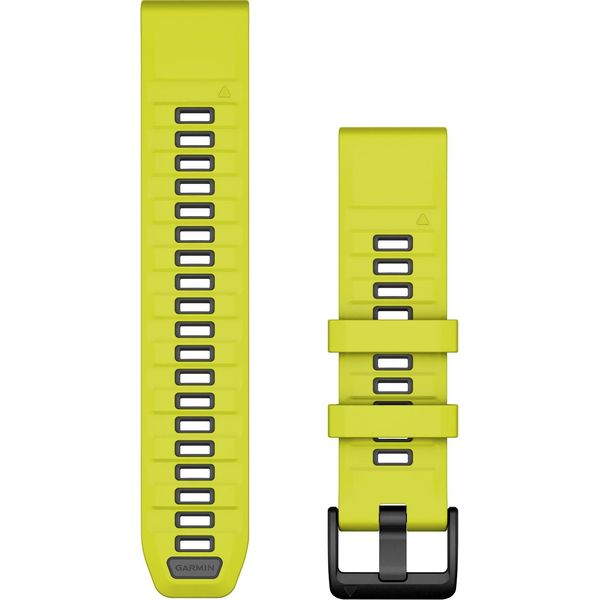 Garmin Quickfit - Fascia - Smartwatch - Grafite - Giallo - Garmin - Approach S60 - Approach S62 - Approach S70 --image