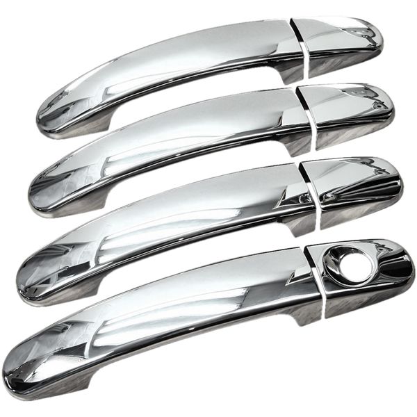 Cromo Maniglie Portiere Copertura Acciaio Inox Per Ford Focus Ii Iii Grand C-Max-image