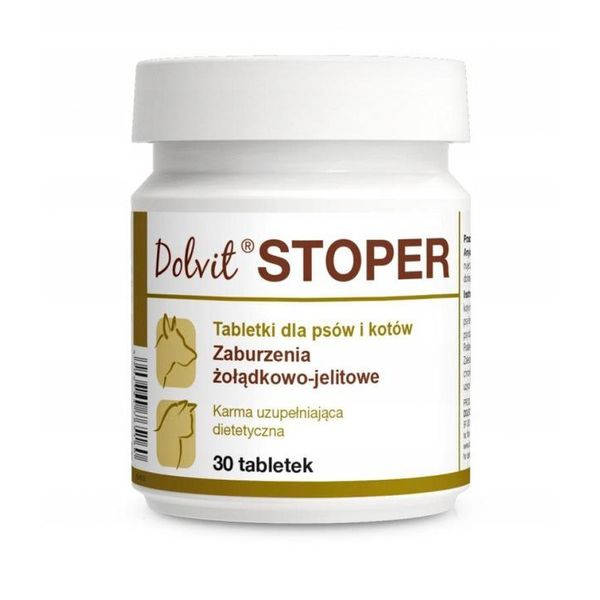 Dolfos Dolvit Stoper 30 Compresse Contro La Diarrea Per Cani/Gatti-image