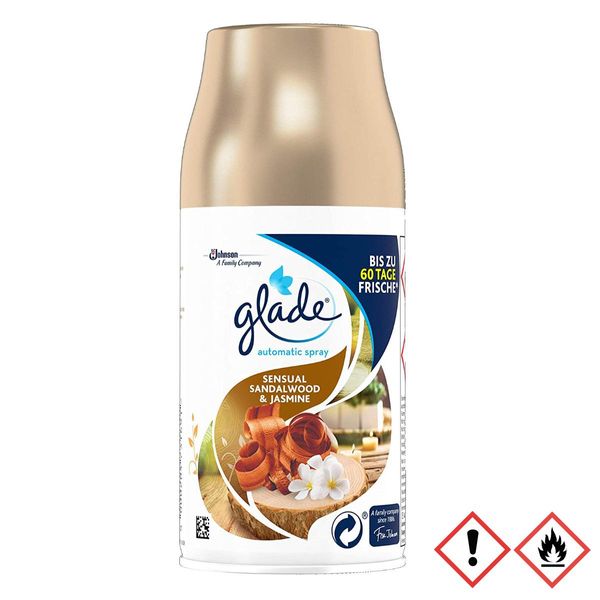 Glade Spray Automatico Sensual Sandalwood Jasmine Ricarica 2 X 269Ml-image