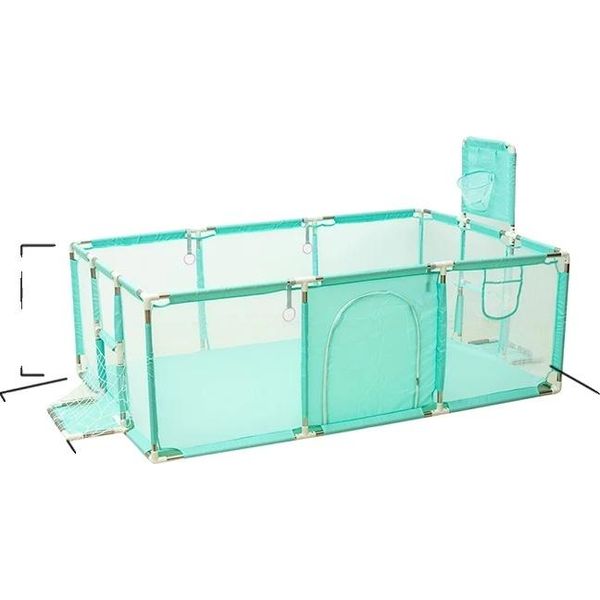 Area Giochi Per Bambini, Ampia Area Sicura, Uso Multifunzionale, Porta Verde A 2 Porte Da Calcio-image