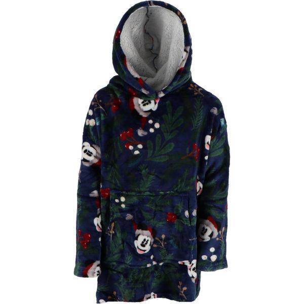 Coperta Con Cappuccio Di Topolino - Calda Coperta Con Cappuccio In Taglia Unica Per Bambini-image