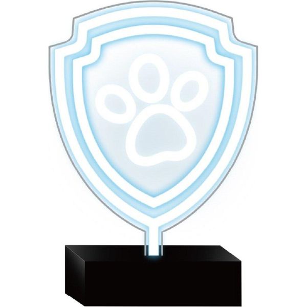 Paw Patrol Led Luce Al Neon Decorazione Notturna Per La Stanza Dei Bambini Paw Con Supporto-image