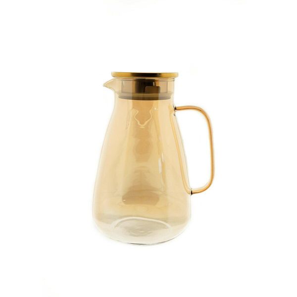 Set Di 7 Caraffe In Vetro - Caraffa Da 1,95 L E 6 Bicchieri Da 330 Ml-image