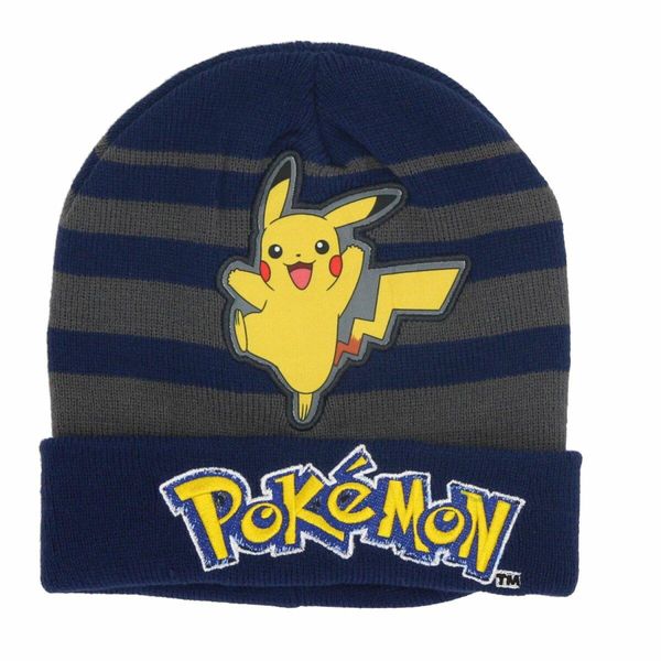Cappello PokéMon Cappello Invernale Copricapo Ideale Per Bambini Taglia Unica Blu Scuro-image