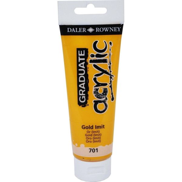 Daler Rowney Graduate Acrylfarbe, 120 Ml, Oro-image