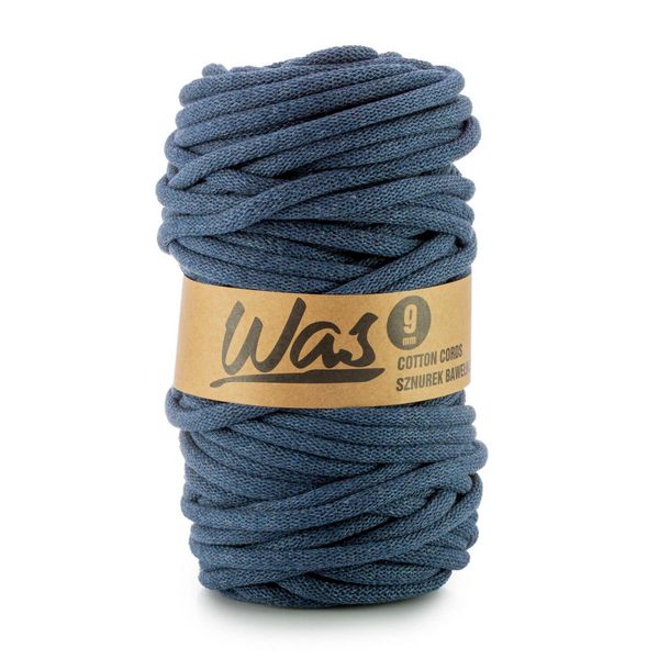 Cordone Di Cotone Intrecciato Was 9Mm 50M Denim Chiaro Con Anima In Poliestere-image