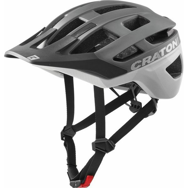 Casco Da Bicicletta Cratoni 'Allrace' (Mtb), Taglia: M/L (56-61 Cm), Antracite/Bianco Opaco-image