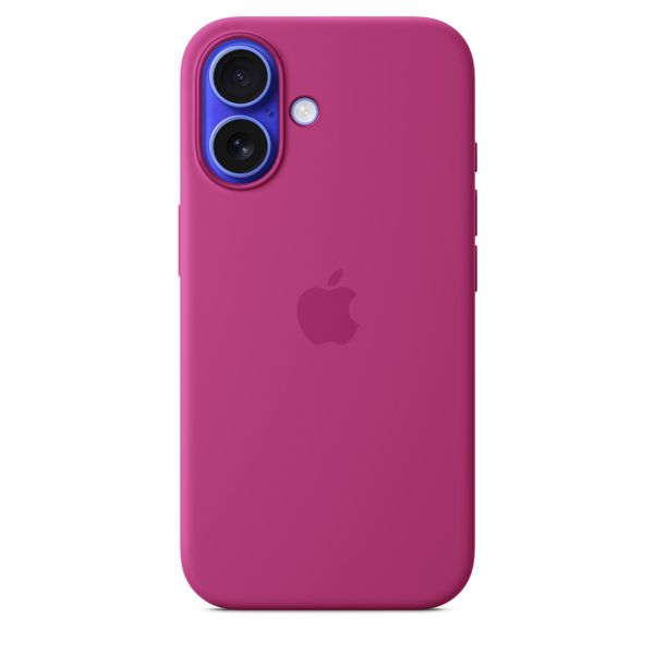 Etui Apple Myy53Zm/A Iphone 16 6.1 Magsafe Fuksja/Fuchsia Silicone Case-image