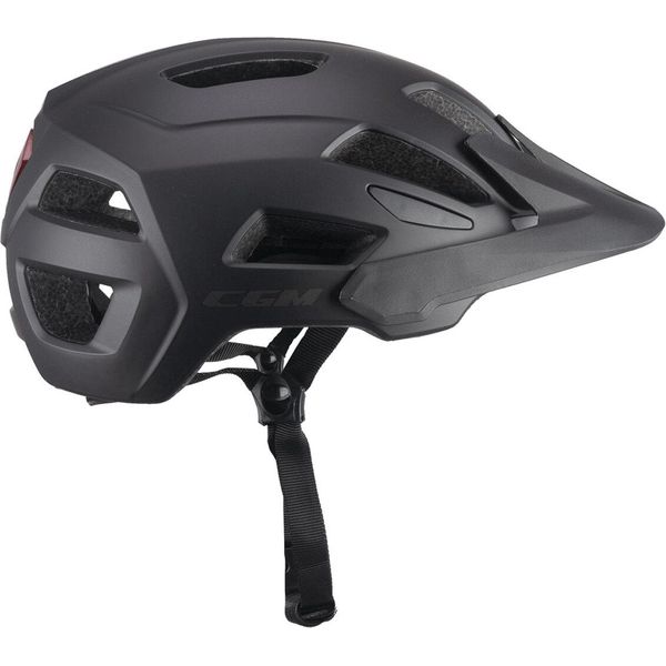 Casco Ciclo Omologato Cgm 890A Sentiero Mono Nero Opaco Taglia L-image