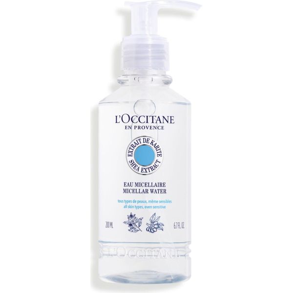 L'occitane Acqua Micellare Al Burro Di Karitè 200Ml Arricchita Con Burro Di Karitè Vegan E Biodegradabile Al 99% Bellezza Pulita Struccante E Detergente Per Tutti I Tipi Di Pelle-image