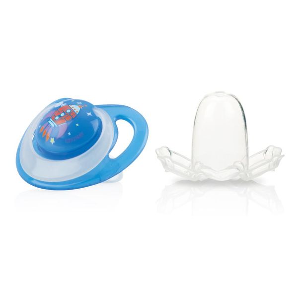 Nuby Succhietto Per Massaggi Ortodontici In Silicone 0-6M Incandescente-image