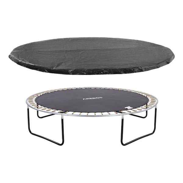 Copertura Per Trampolino Arebos Ø244 Cm Nero | Resistente Ai Raggi Uv E Alle Intemperie-image