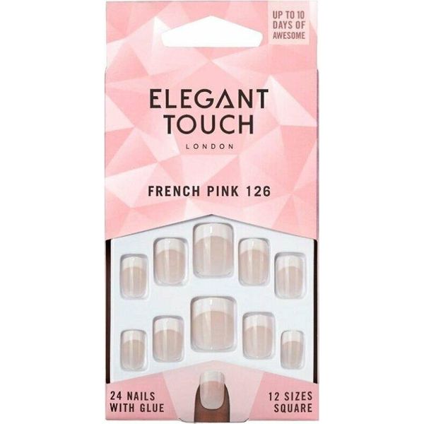 Unghie French Naturali Elegant Touch 126 Short-image