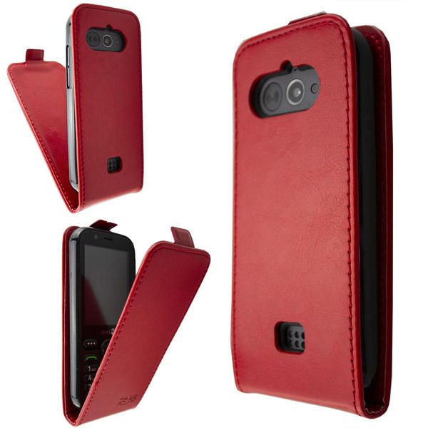 Caseroxx Custodia Per Cellulare Flip Cover Compatibile Con Doro 7010 / 7011, Custodia Per Smartphone Flip Cover-image