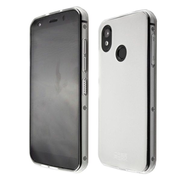 Caseroxx Custodia Protettiva In Tpu Compatibile Con Cat S52, Custodia In Gomma Per Cellulare Bianco-Trasparente-image