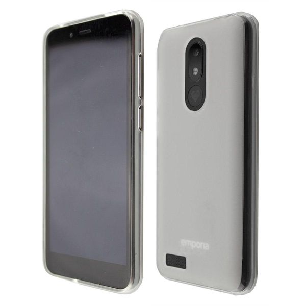 Caseroxx Custodia Protettiva In Tpu Compatibile Con Emporia Smart 3 Mini, Custodia In Gomma Per Cellulare Bianco-Trasparente-image