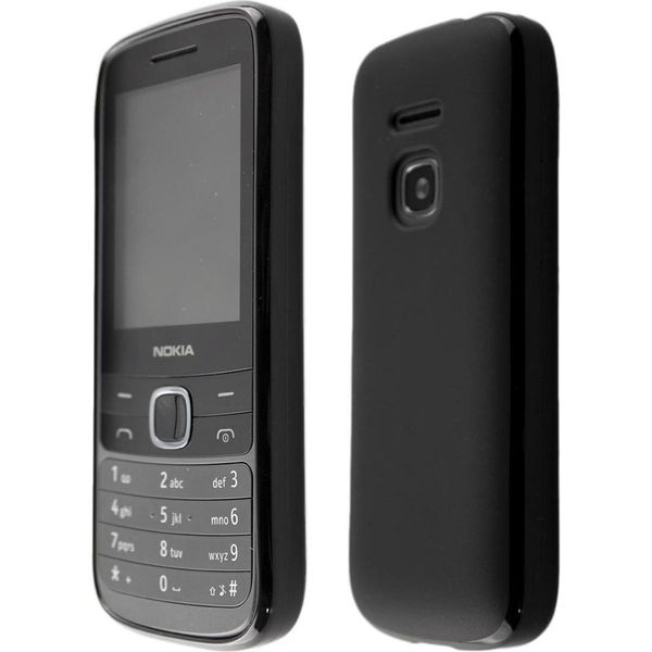 Caseroxx Cover Protettiva In Tpu Compatibile Con Nokia 225 4G (2020), Borsa In Gomma Per Cellulare Nero-image