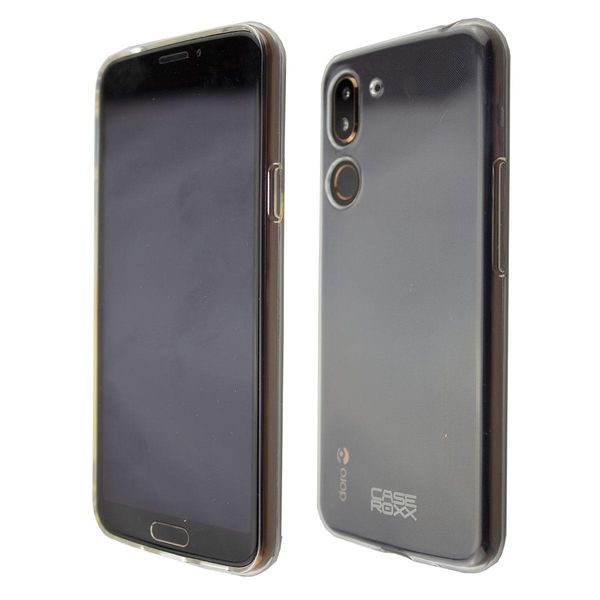 Caseroxx Cover Protettiva In Tpu Compatibile Con Doro 8080 / 8062, Custodia Per Cellulare In Gomma Trasparente-image