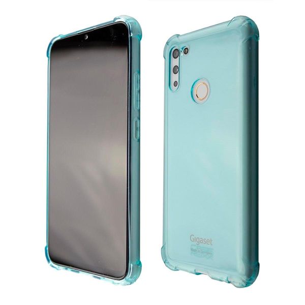 Custodia In Tpu Per Gigaset GS4, Blu Chiaro Con Pellicola-image