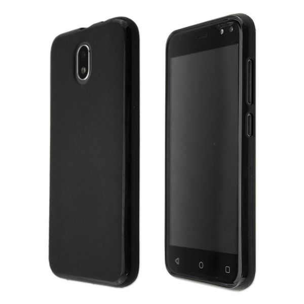 Caseroxx Cover Protettiva In Tpu Compatibile Con Gigaset GS80, Custodia Per Cellulare In Gomma Nera-image