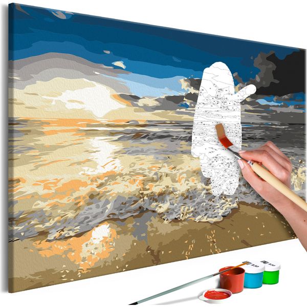 Tessuto Non Tessuto Painting By Numbers - Blinding Sun 60X40 Cm Landscapes N-A-0723-E-A-image