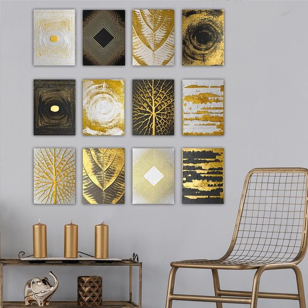 Wallity, 12MDF37YS, Quadri, Multicolore, Mdf, 20 X 15 Cm-image