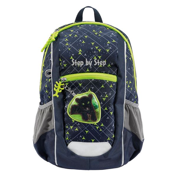 Step By Step Zaino Kiga Maxi Backpack 10L Little Wild Cat Grigio Scuro-image