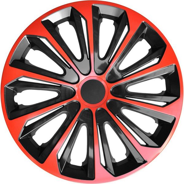 Nrm Strong Duo Set Di 4 Coprimozzo Rosso/Nero 16""-image