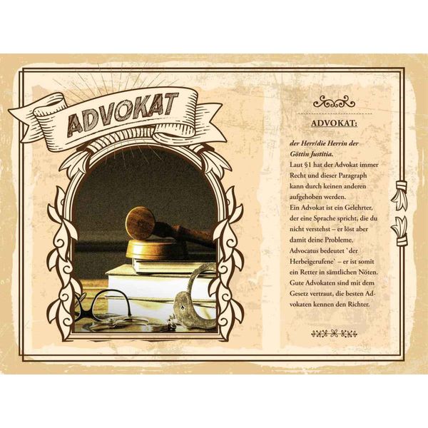 Vianmo Insegna In Legno 30X40 Cm Advokat Immer Recht Justitia-image