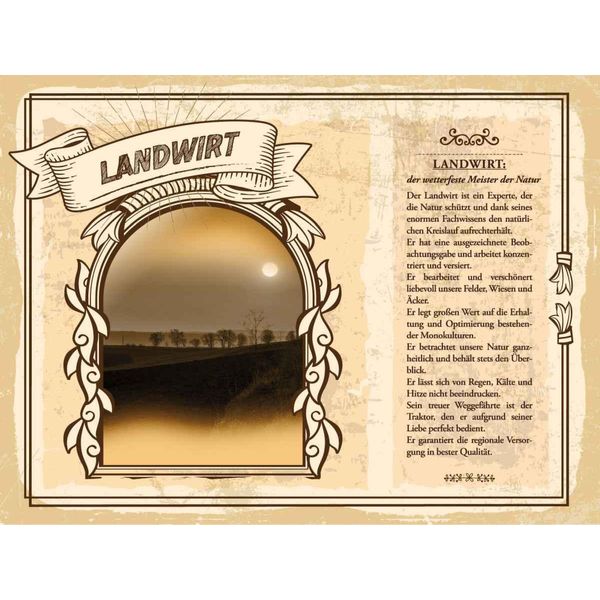 Vianmo Insegna In Legno 30X40 Cm Landwirt Wetterfeste Meister Natur-image