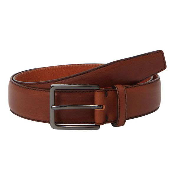 Bugatti Pelle Cintura Men´S Cow Leather Belt 3.5 W100 Brandy Terracotta-image