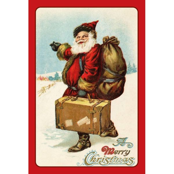 Vianmo Insegna In Legno 18X12 Cm Weihnachten Merry Christmas Schnee-image